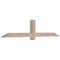 Ekena Millwork Eugene Smooth Timber Gable Bracket, Douglas Fir, 72"W x 15"H x 3 1/2"D x 3 1/2"F, 5/12 Pitch GBW072X15X0404EUG00SDF - alternate 3